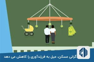 گرانی مسکن، میل به فرزندآوری را کاهش می دهد