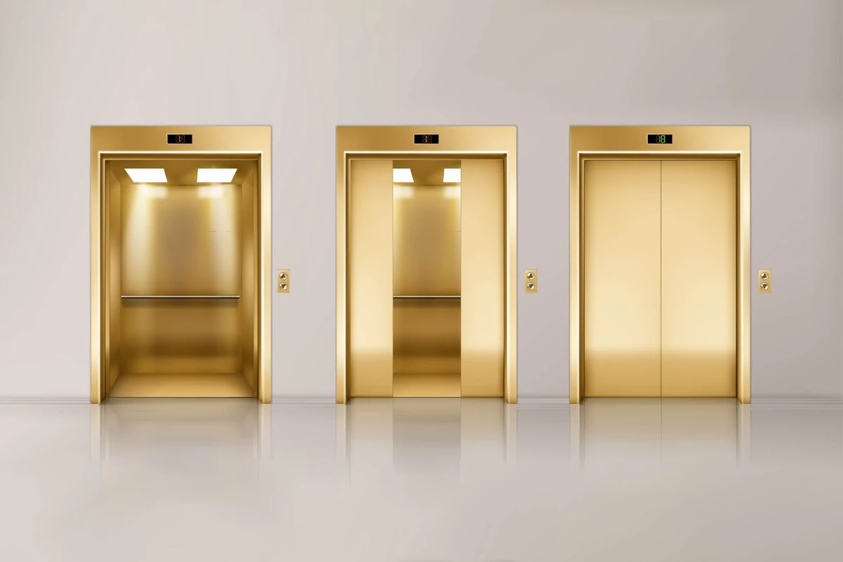 انواع درب آسانسور