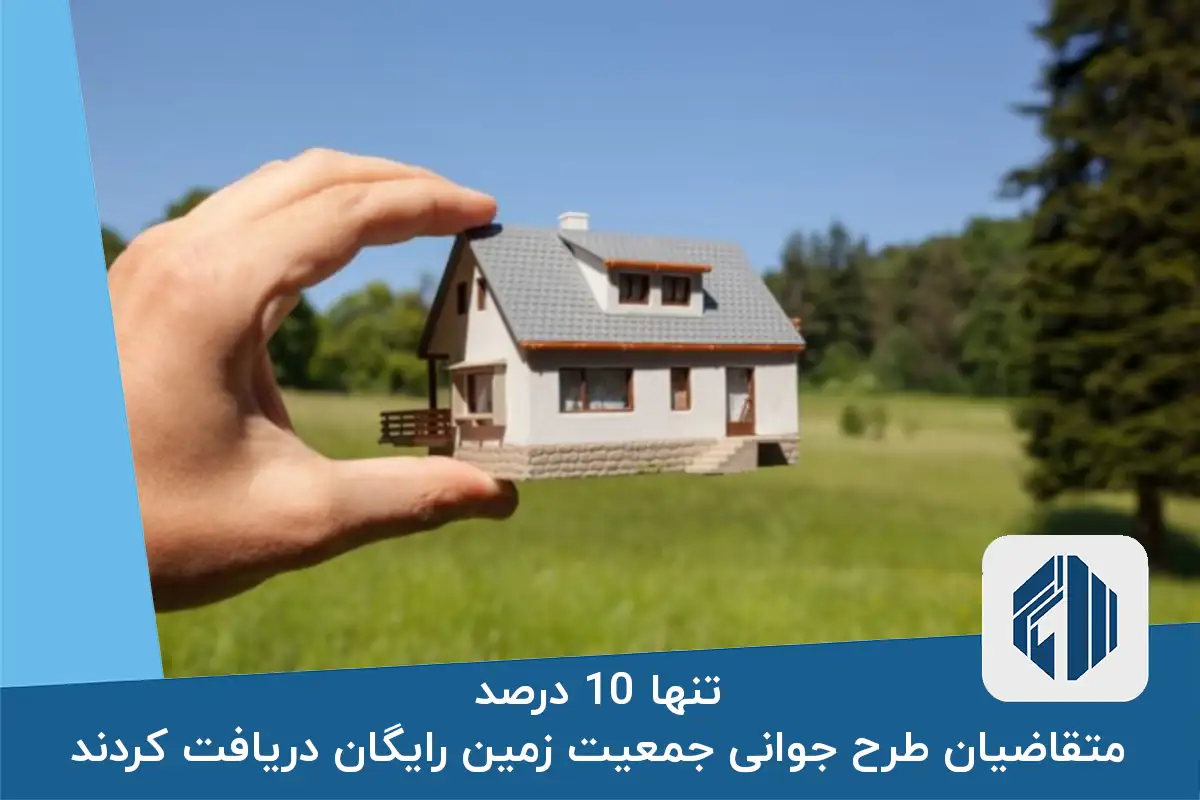 تنها 10 درصد متقاضیان طرح جوانی جمعیت زمین رایگان دریافت کردند