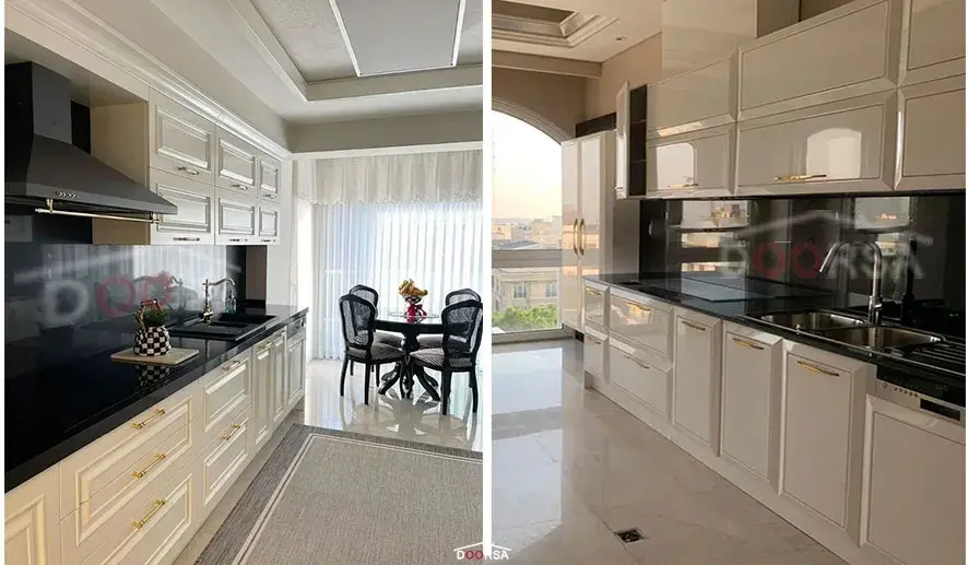 کابینت پولیشی؛ طراحی کابینت آشپزخانه با درخشش بینقص