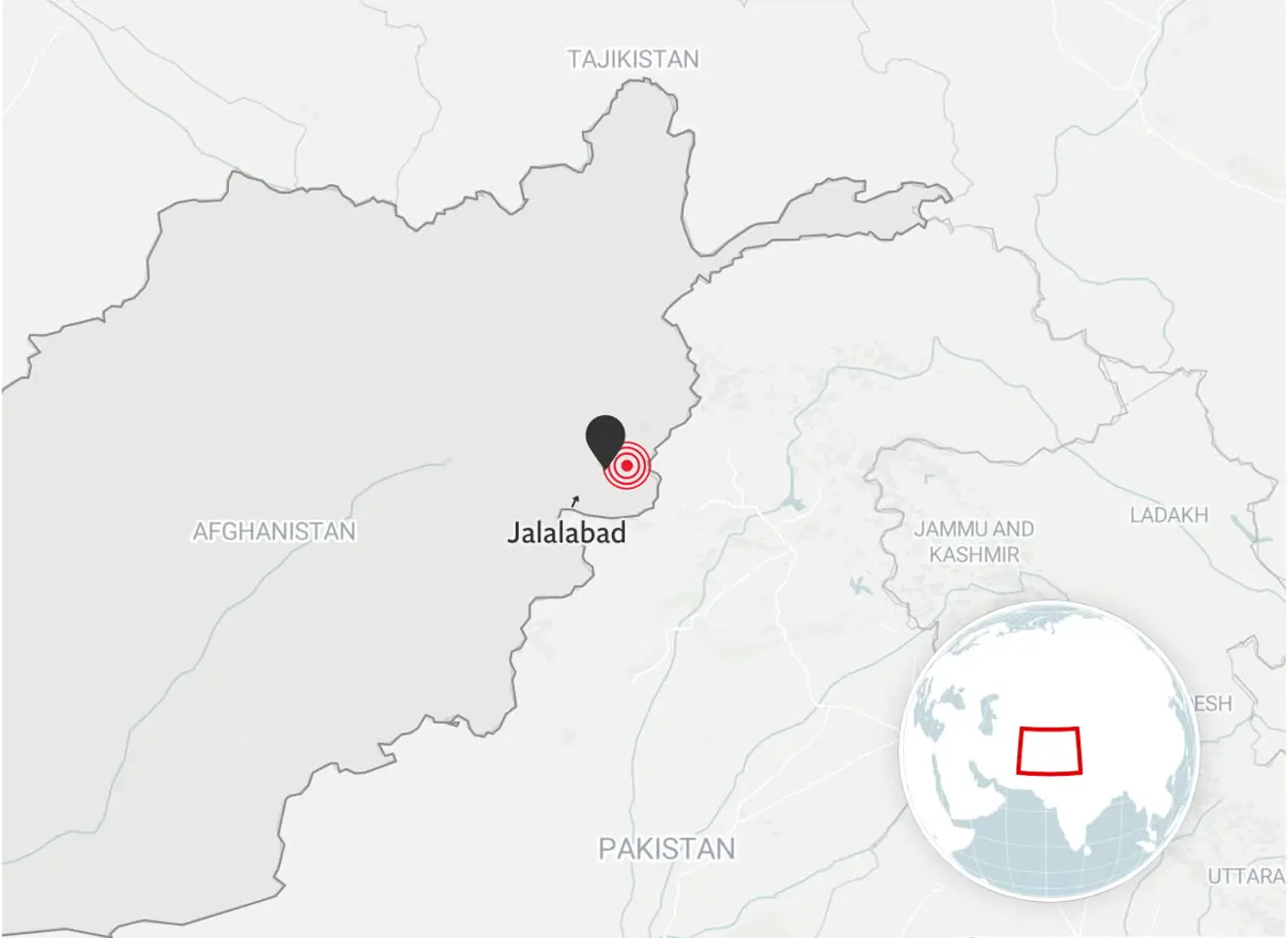 مرکز زلزله افغانستان