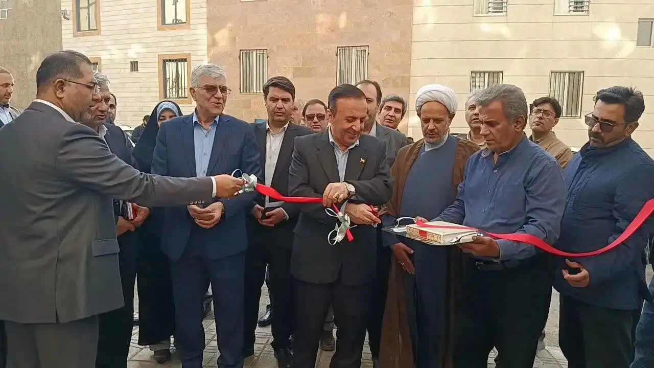 افتتاح پروژه ۱۱۰ واحدی قزوین