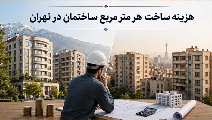 هزینه ساخت هر متر مربع ساختمان در تهران